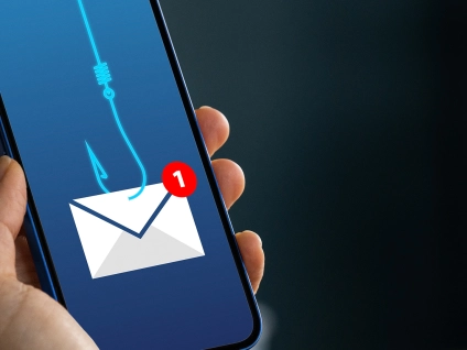 Mobile Phone with Phishing
