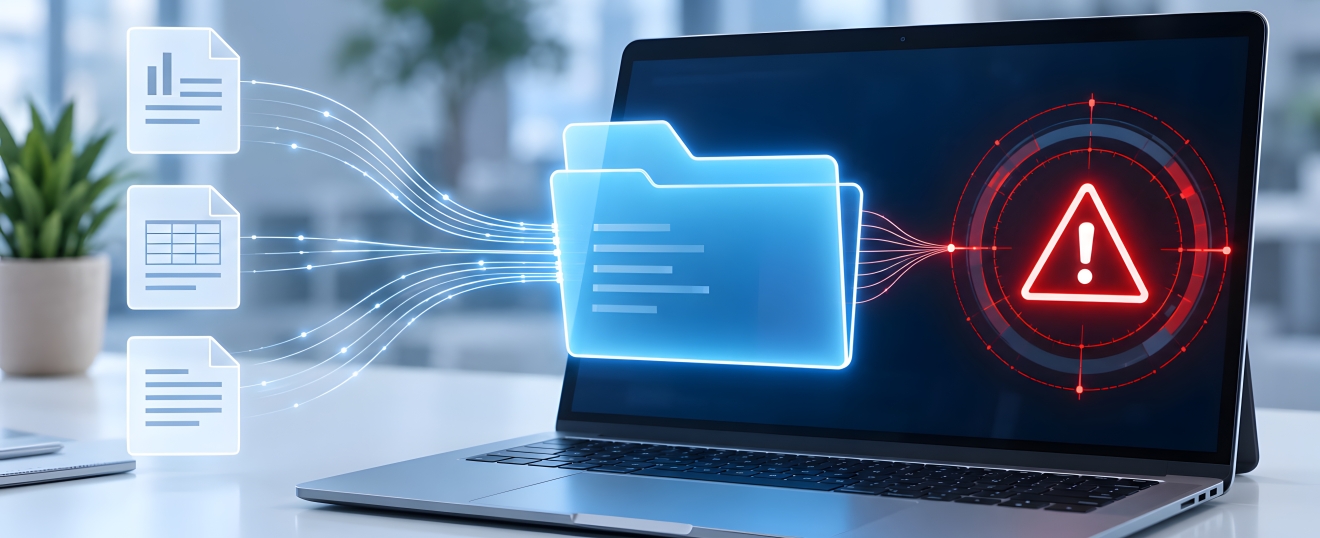 Unauthorized File Activity on Laptop